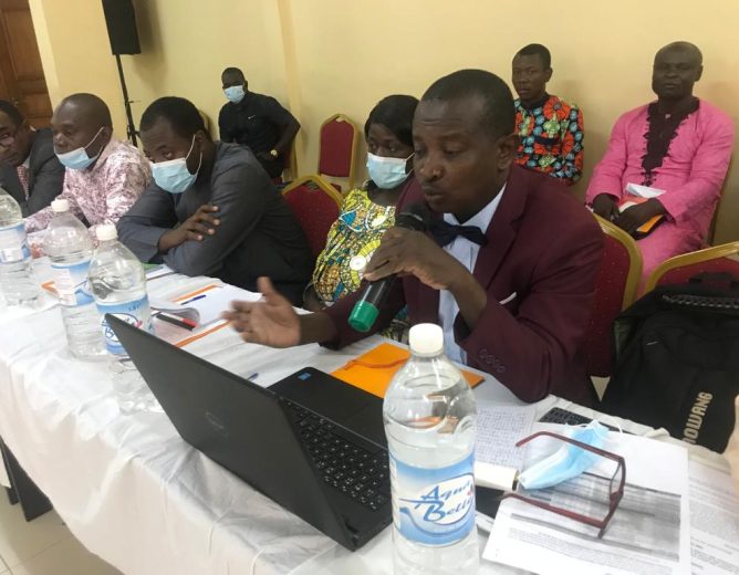 LE MAIRE GBANGA EMMANUEL, de la commune de Kette fait entendre sa voix depuis le plateau , pour l’avenir des femmes et des jeunes.